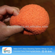 Bomba de hormigón Zoomlion DN125 (5 pulgadas) Limpieza de bolas de esponja de goma